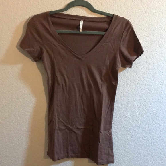 Tops - NWOT Brown V-Neck Top